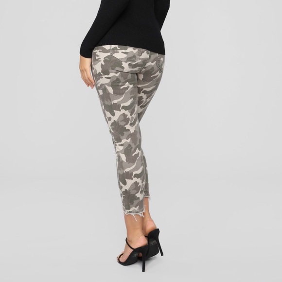 New Distressed Camo Jeans - Picture 2 of 6